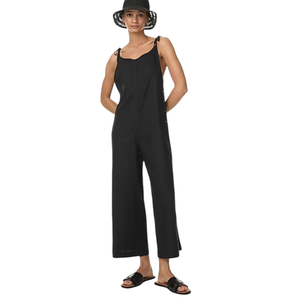 C+D+M Cotton Blend Wide Leg Jumpsuit Size 2XL